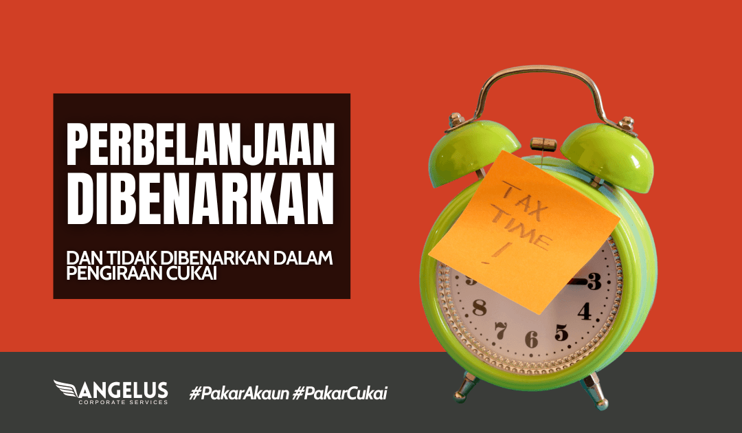 Perbelanjaan DIbenarkan Dalam Pengiraan Cukai