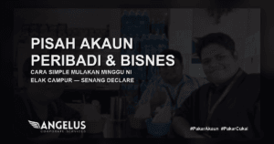 Featured image Pisah Duit Peribadi dan Bisnes — versi alignment diperbetulkan
