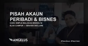 Featured image Pisah Duit Peribadi dan Bisnes — versi alignment diperbetulkan